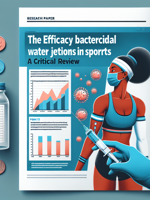The efficacy of bactericidal water injections in sports: a critical review