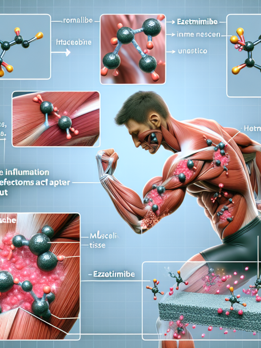 Ezetimibe's role in reducing post-workout muscle inflammation