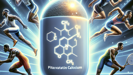 Pitavastatin calcium as a performance enhancer for athletes