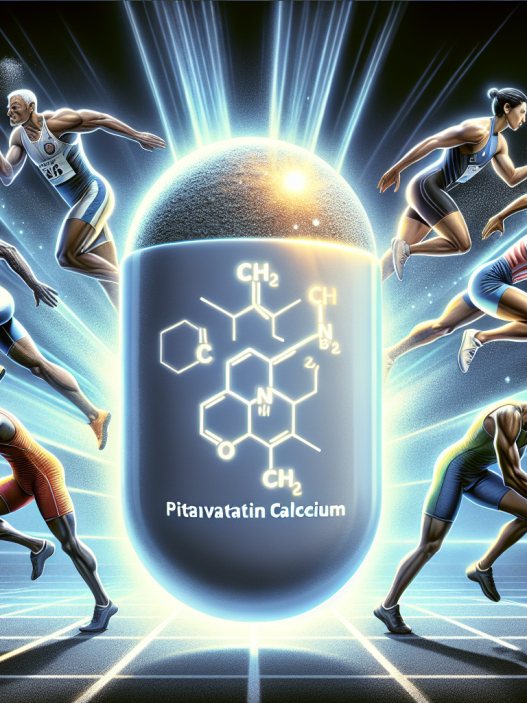 Pitavastatin calcium as a performance enhancer for athletes