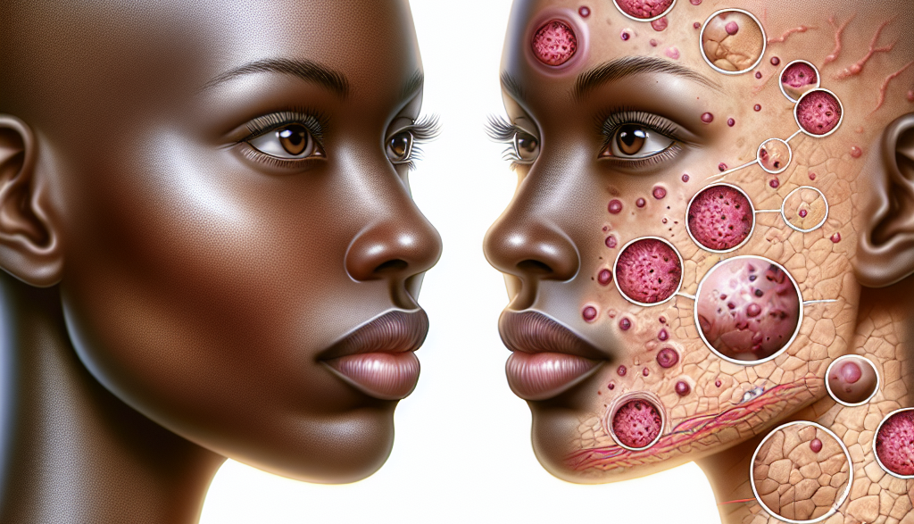 Acne and skin issues caused by mibolerone