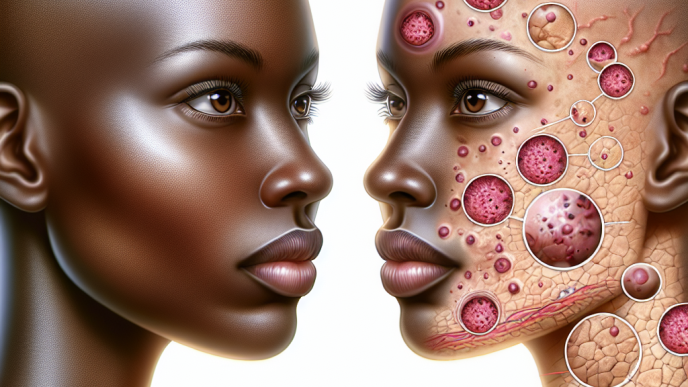 Acne and skin issues caused by mibolerone