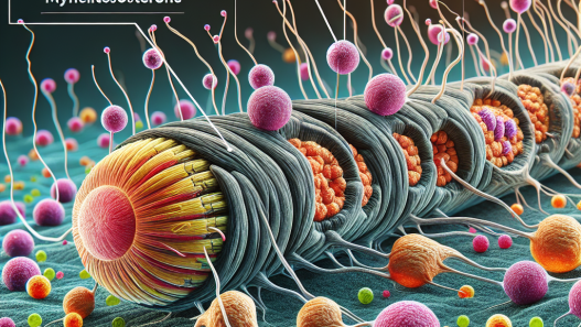 Muscle fiber hypertrophy with methyltestosterone