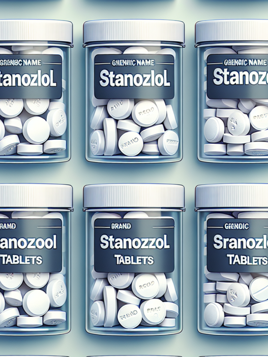 Brand names and generic versions of stanozololo compresse