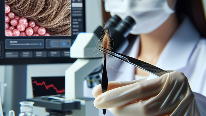 Hair follicle testing for halotestin