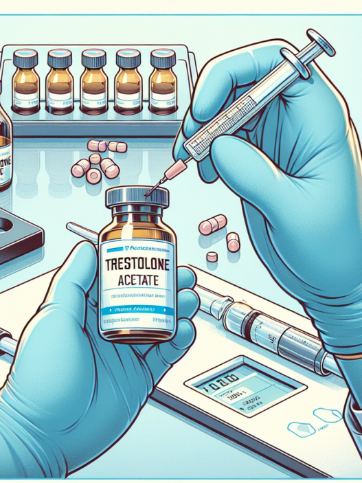 How to measure and prepare trestolone acetato for use