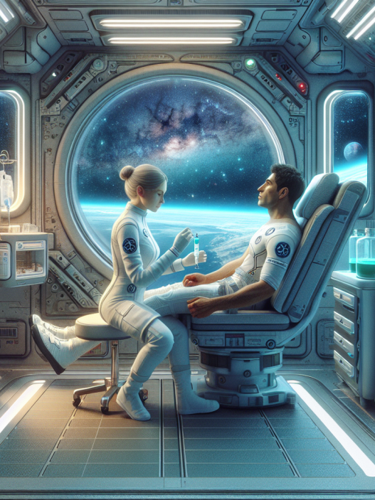 Space medicine and oxandrolone