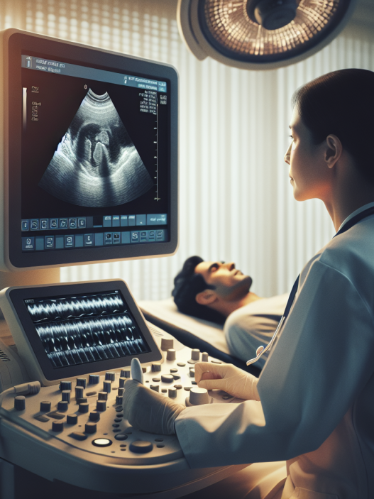 Ultrasound monitoring during trestolone enantato therapy